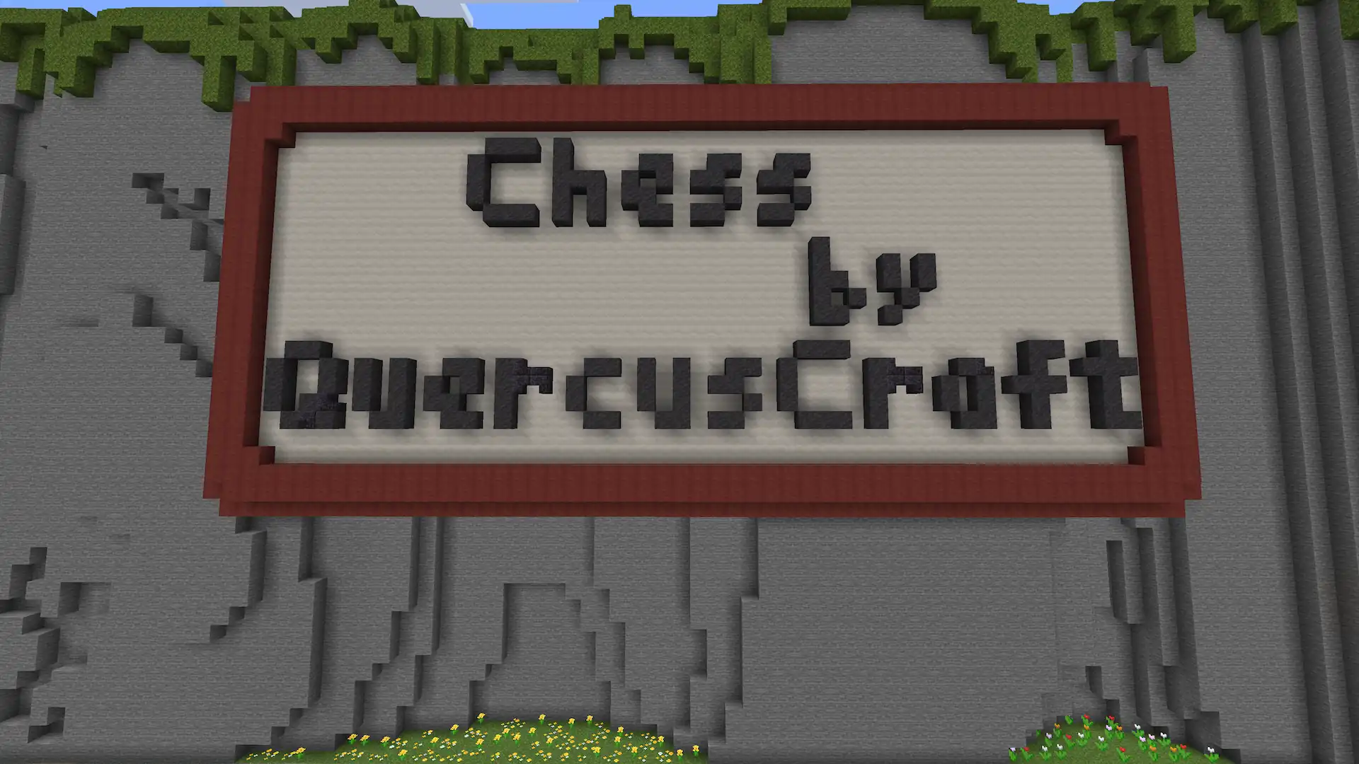 Billboard overlooking chess valley