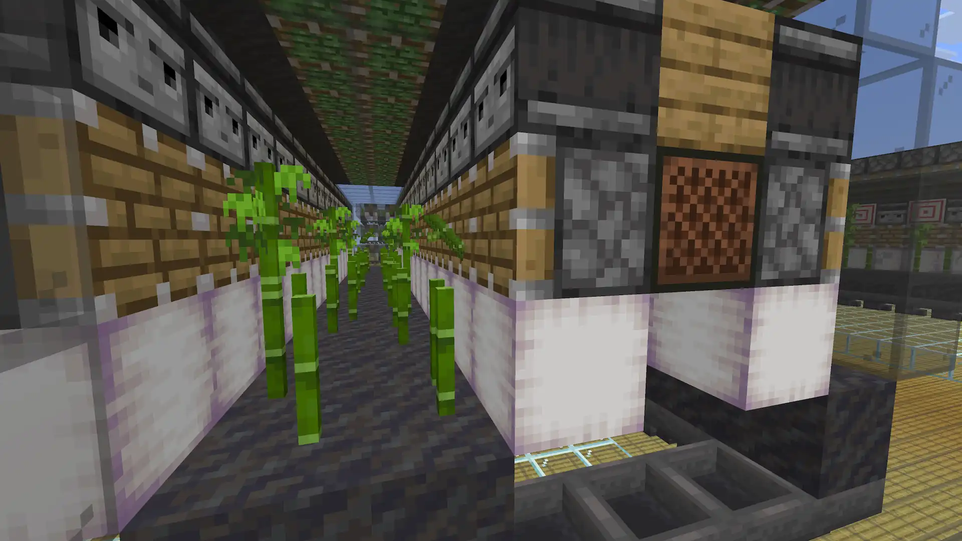 Original observer-piston bamboo farm design